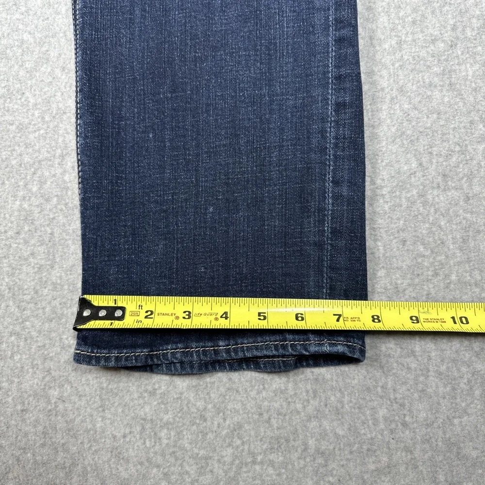 BKE Nolan Straight Leg Men's 36x34 Jeans Stretch Dark Wash Whiskered Fade